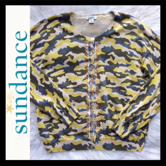 Sundance Tangier Camo print Cardigan - Picture 2 of 8